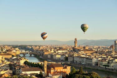 Hot air balloon ride over Florence